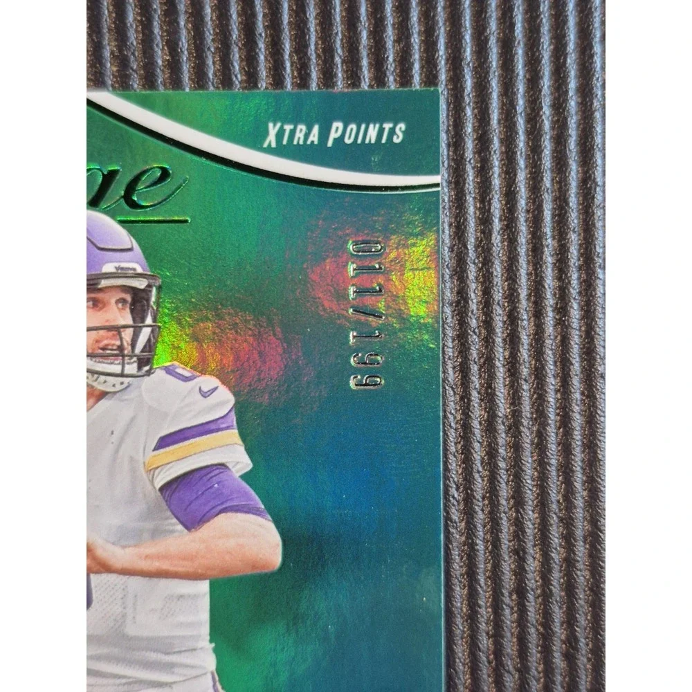 2023 Panini Prestige Kirk Cousins #194 Xtra Points Green /199 Vikings Falcons